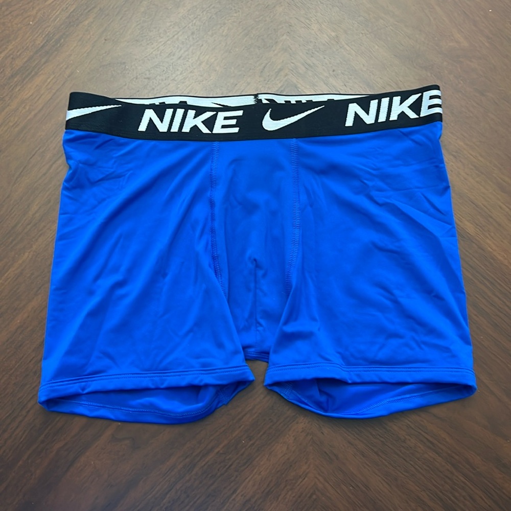 Nike dry fit extra large blue boxer, brief youth size